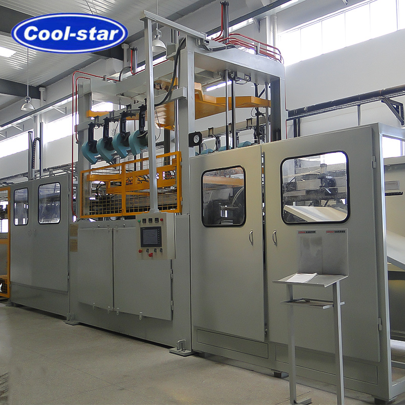 Vacuuming forming equipment