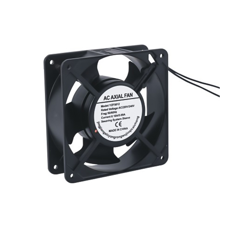 Freezer condenser cooling fan